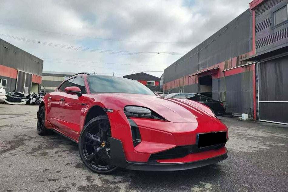 Borde delantero de fibra de carbono estilo Porsche Taycan/4/4S/GTS/TURBO CADO 2019-2023