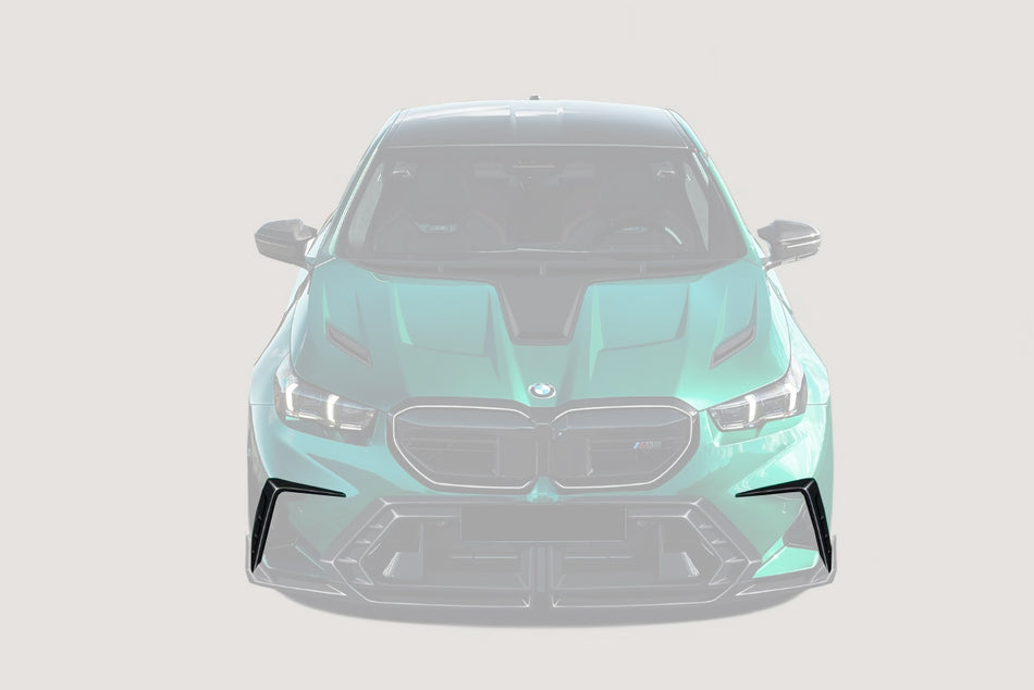 2024-UP BMW G90 And G99 M5 AD Style Autoclave Carbon Fiber Front Bumper Canards