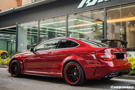 2012-2014 Mercedes Benz W204 C63 AMG Coupe BKSS Style Wide Full Body Kit - Carbonado Aero