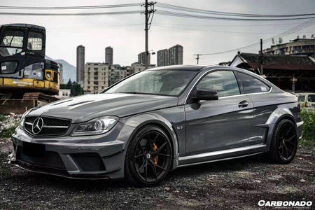 2012-2014 Mercedes Benz W204 C63 AMG Coupe BKSS Style Wide Full Body Kit - Carbonado Aero