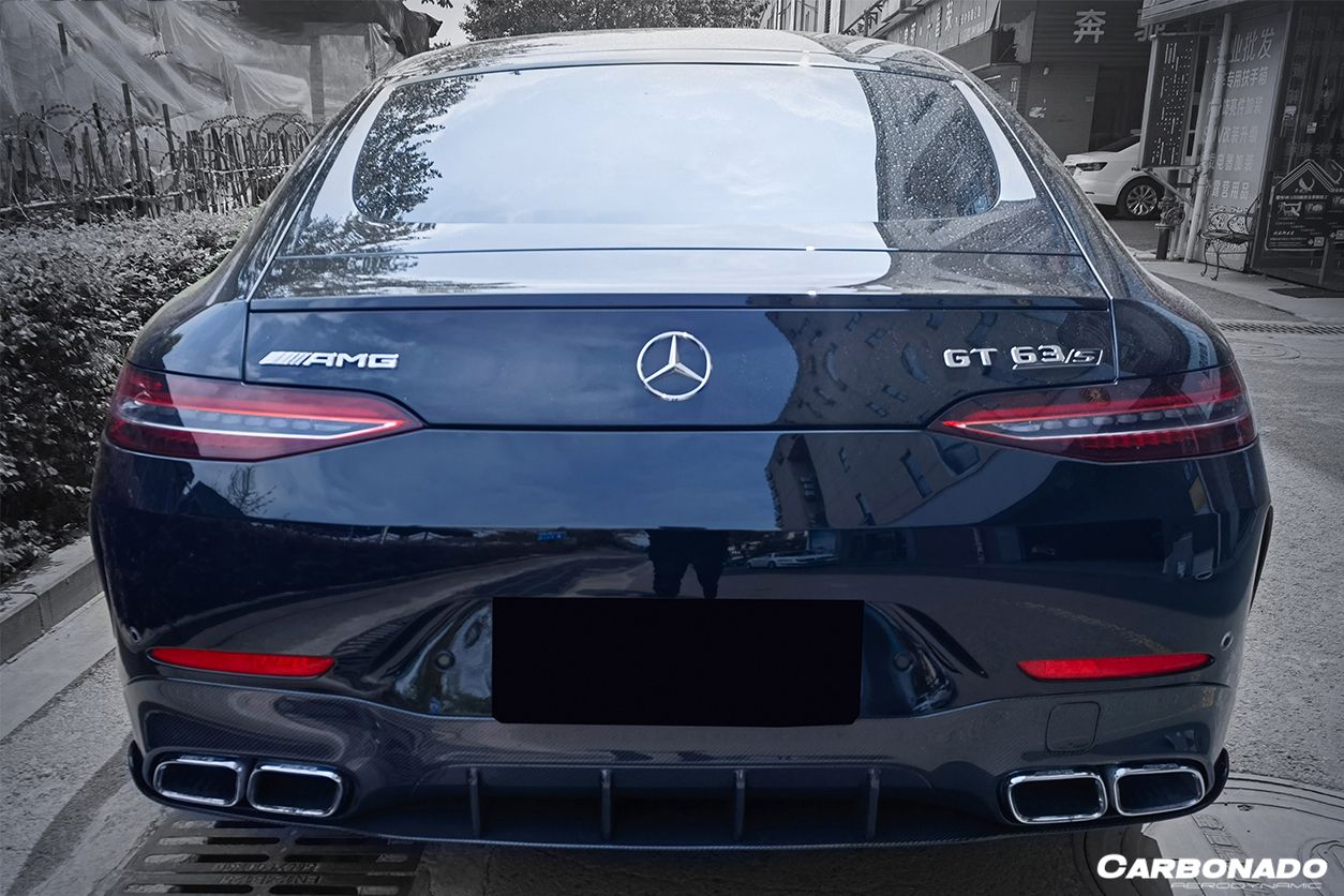 2019-2023 Mercedes Benz AMG GT63/S 4Door Coupe X290 OEM Style Carbon Fiber Rear Diffuser - Carbonado Aero