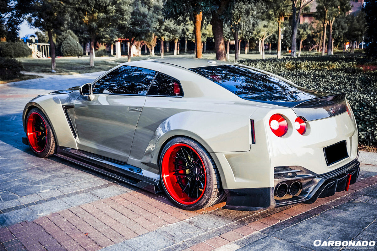 2008-2020 Nissan GTR R35 CBA/DBA/EBA DLK Style Carbon Fiber Trunk - Carbonado Aero