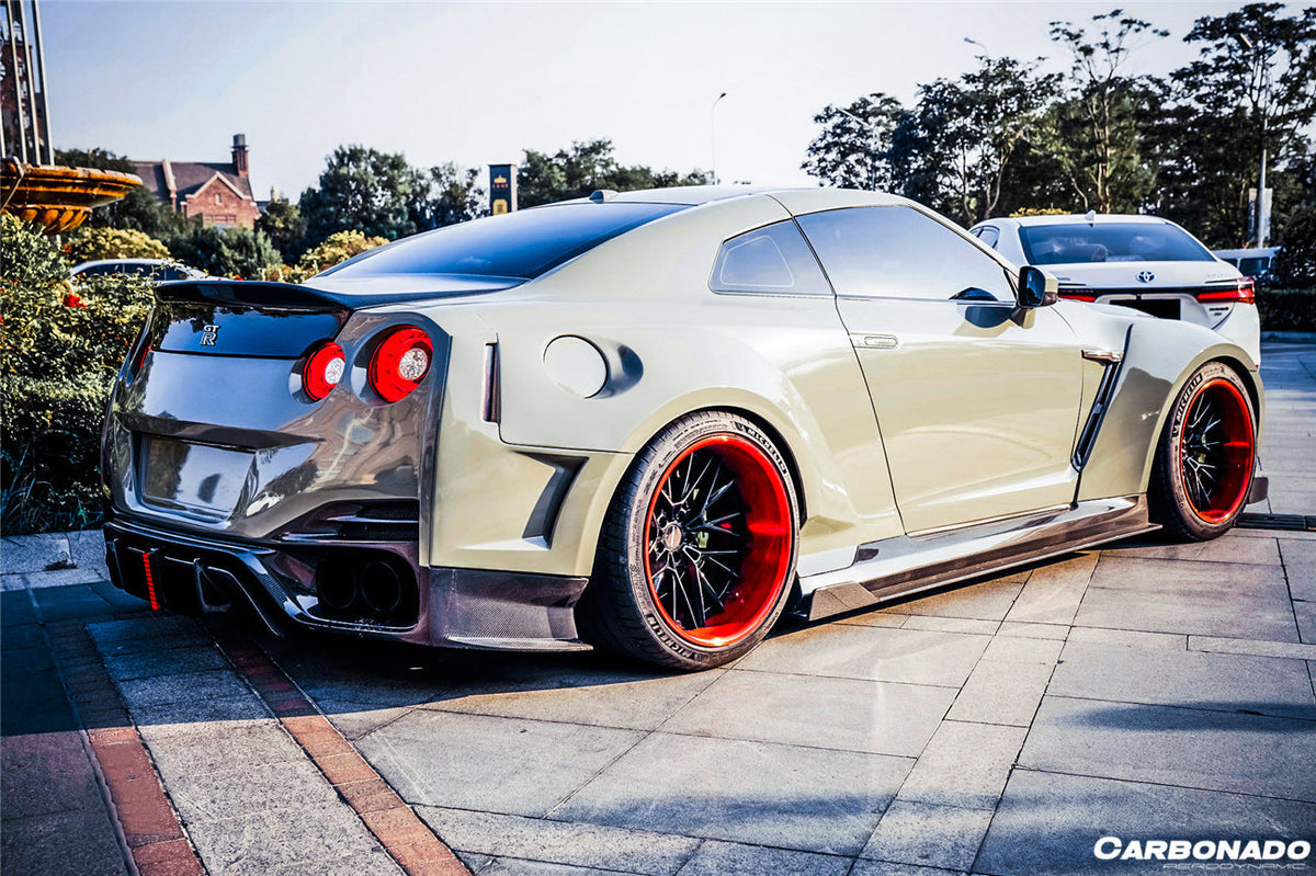 2008-2020 Nissan GTR R35 CBA/DBA/EBA DLK Style Carbon Fiber Trunk - Carbonado Aero