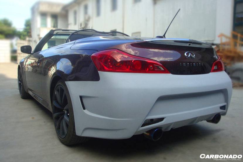 2008-2015 Infiniti G37s Coupe ELT Style Rear Bumper - Carbonado Aero