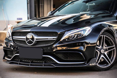 2015-2021 Mercedes Benz W205 C63/S AMG Coupe BR Style Front Lip - Carbonado