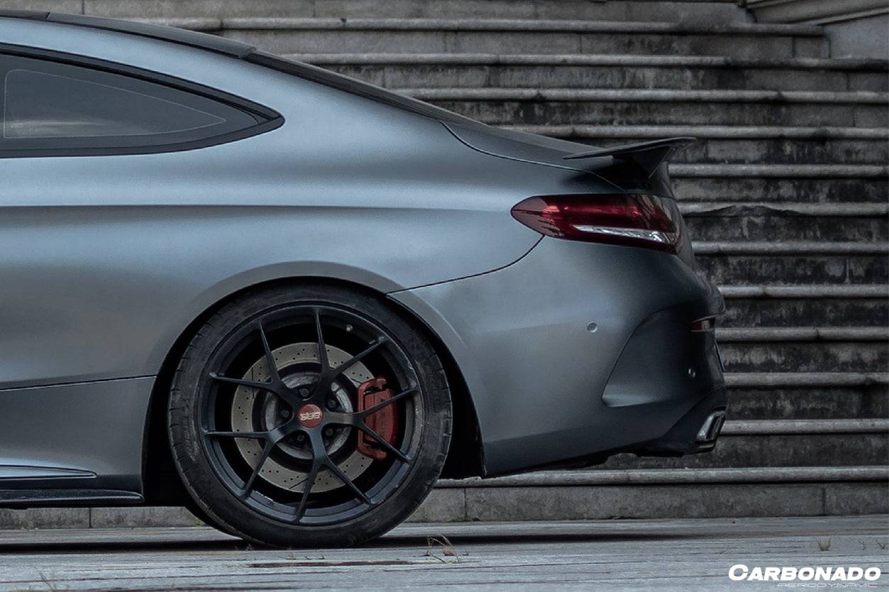 2015-2021 Mercedes Benz C-Class C63 AMG W205 Coupe RT-II Style Trunk Spoiler - Carbonado