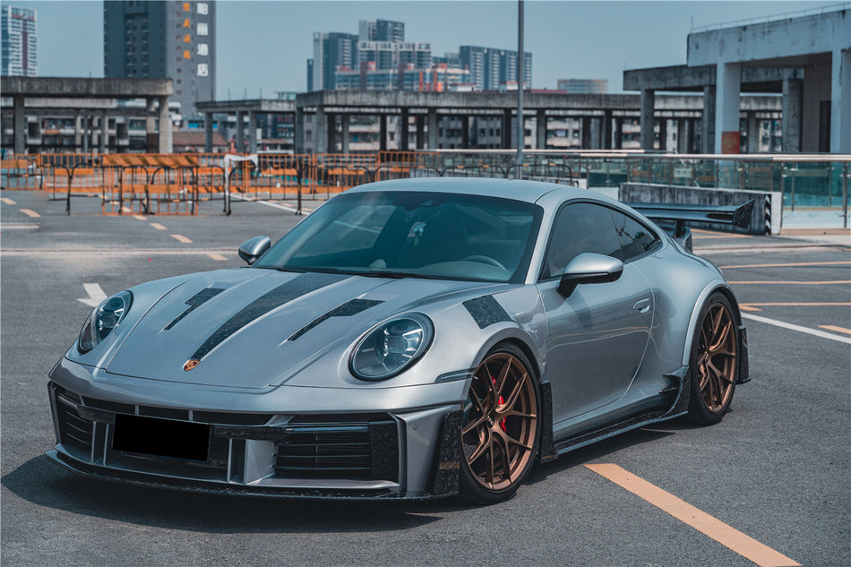 2019-UP Porsche 911 992 Carrera Autoclave Carbon Fiber Hood Carbonado (AM) Fits: S, 4, 4S, Targa, Cabriolet, Turbo