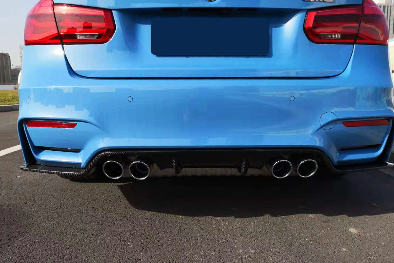 2014-2020 BMW M3 F80 M4 F82 D Style Rear Diffuser - Carbonado