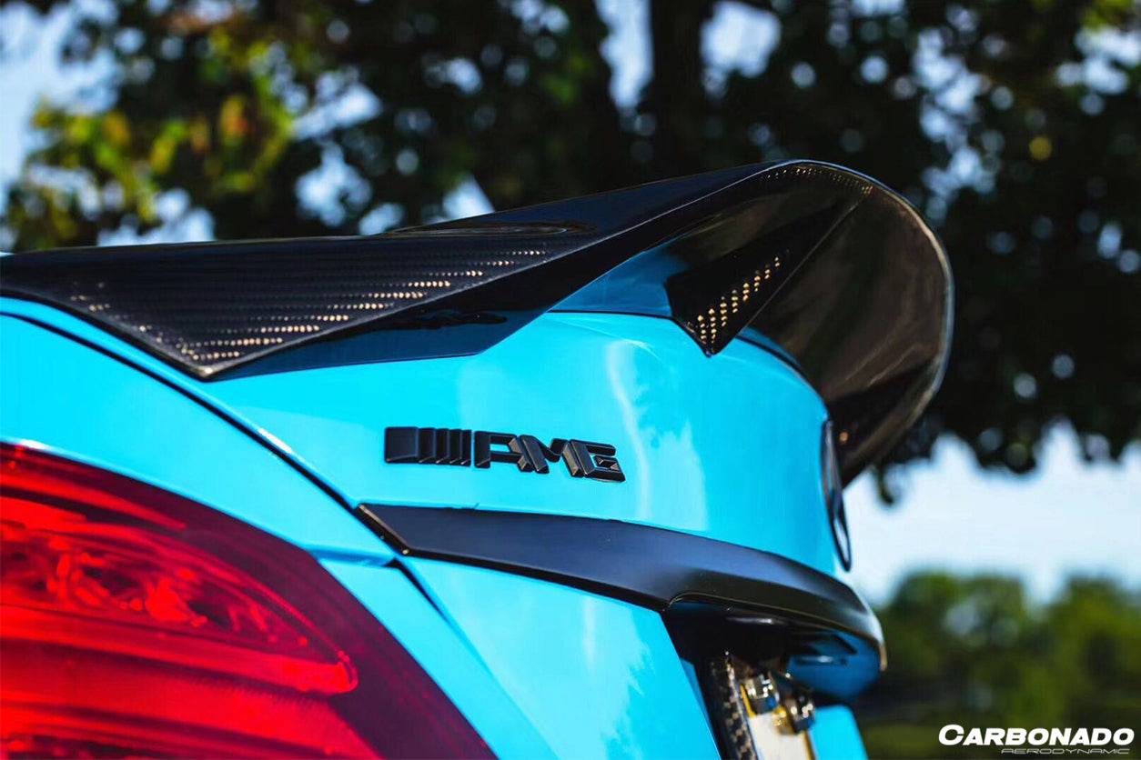 2015-2021 Mercedes Benz C63 AMG C-Class W205 Sedan RT Style Trunk Spoiler - Carbonado