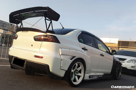 2008-2016 Mitsubishi Evo 10 VTC Style Carbon Fiber Trunk Spoiler - Carbonado Aero