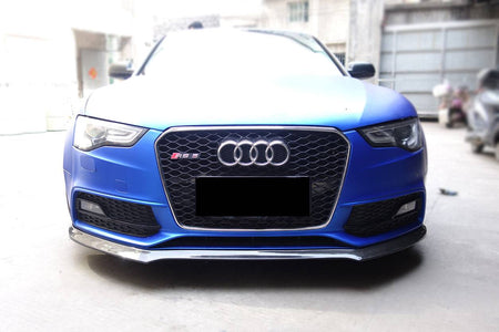 2009-2015 Audi A5 Sline S5 DM Style Carbon Fiber Front Lip - Carbonado