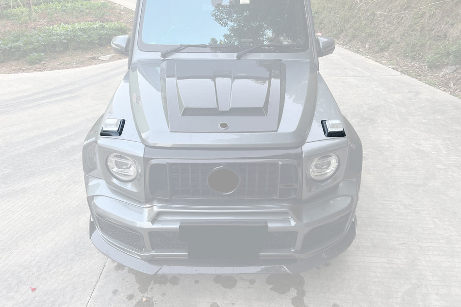 2018-2024 Mercedes Benz G63 AMG & G550 W464 G-Wagen BR-G900 Style Dry Carbon Turn Lights Cover - Carbonado