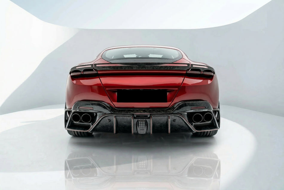 2020-2026 Ferrari ROMA Msy Style Autoclave Carbon Fiber Rear Diffuser