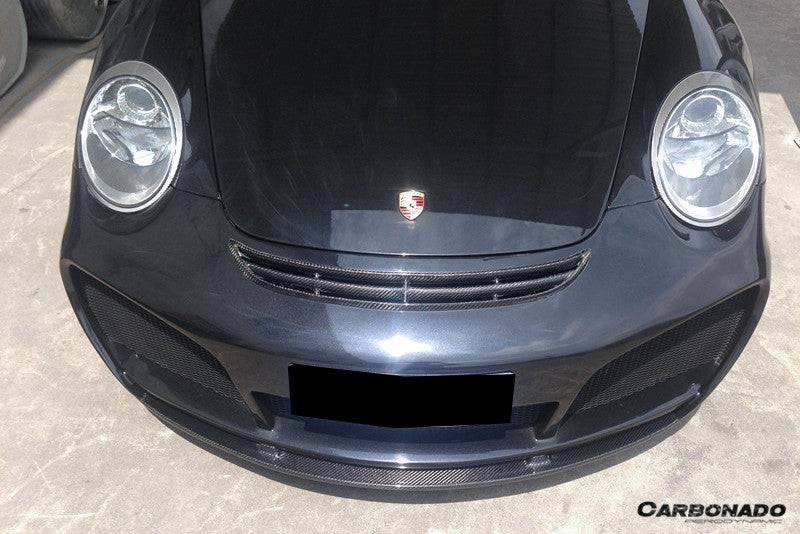 2009-2012 Porsche 911/997.2 Carrera/S/4S TA STYLE FRONT BUMPER (with LIP) - Carbonado Aero