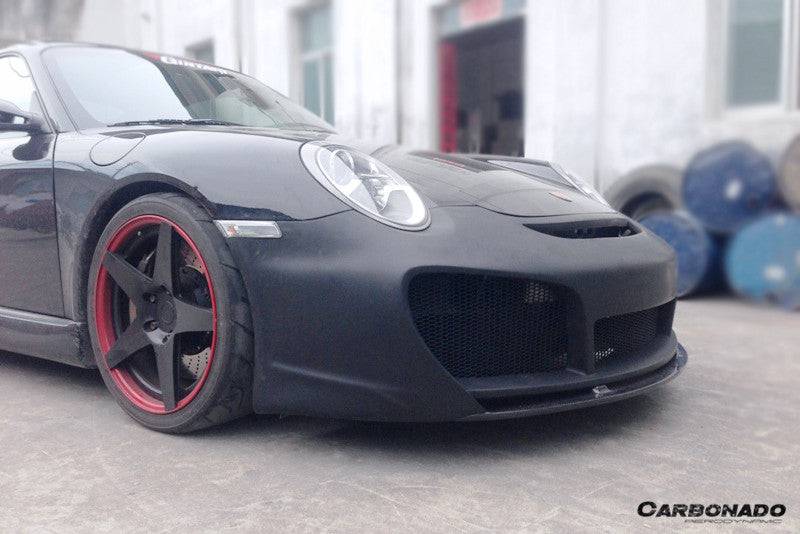 2009-2012 Porsche 911/997.2 Carrera/S/4S TA STYLE FRONT BUMPER (with LIP) - Carbonado Aero