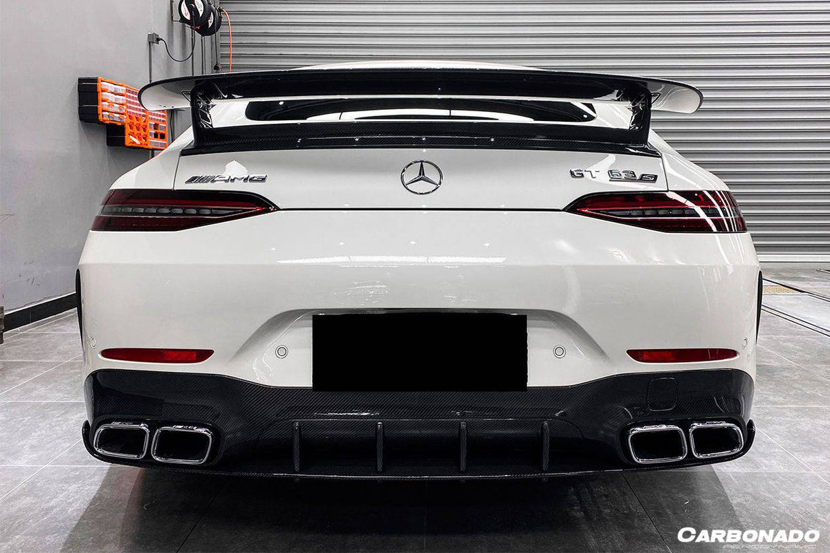 2019-2023 Mercedes Benz AMG GT63/S 4Door Coupe X290 OEM Style Carbon Fiber Rear Diffuser - Carbonado Aero