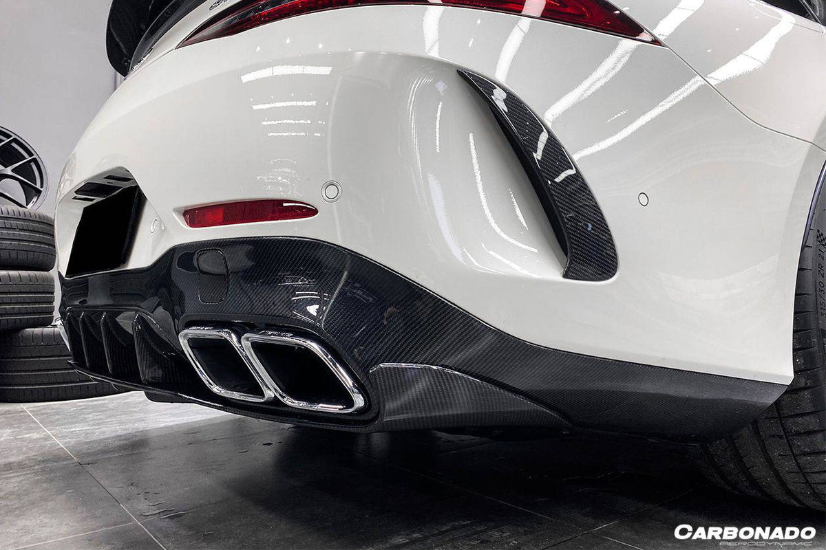 2019-2023 Mercedes Benz AMG GT63/S 4Door Coupe X290 OEM Style Carbon Fiber Rear Diffuser - Carbonado Aero