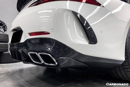 2019-2023 Mercedes Benz AMG GT63/S 4Door Coupe X290 OEM Style Carbon Fiber Rear Diffuser - Carbonado Aero