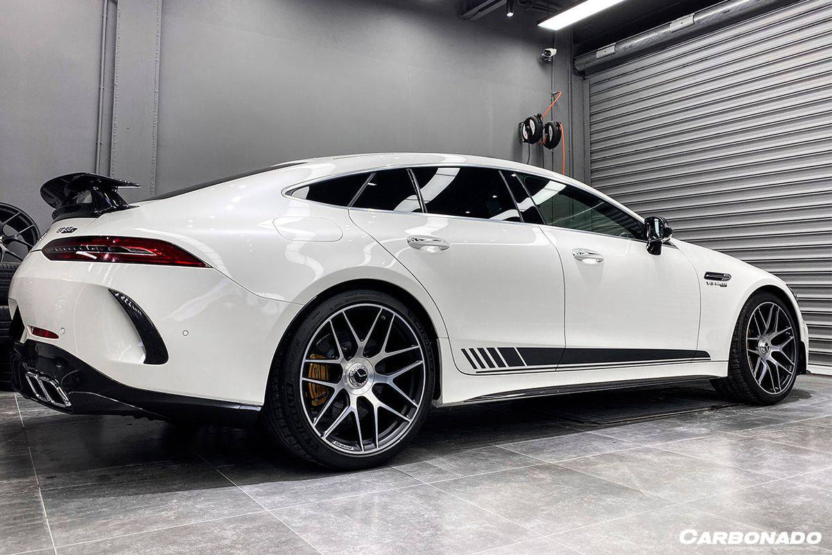 2019-2023 Mercedes Benz AMG GT63/S 4Door Coupe X290 OEM Style Carbon Fiber Rear Canards - Carbonado Aero