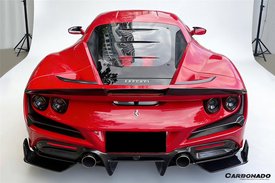 2019-2024 Ferrari F8 MSY Style Autoclave Carbon Fiber Trunk Spoiler