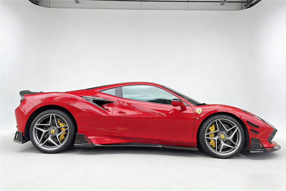 2019-2024 Ferrari F8 MSY Style Autoclave Carbon Fiber Side Skirts