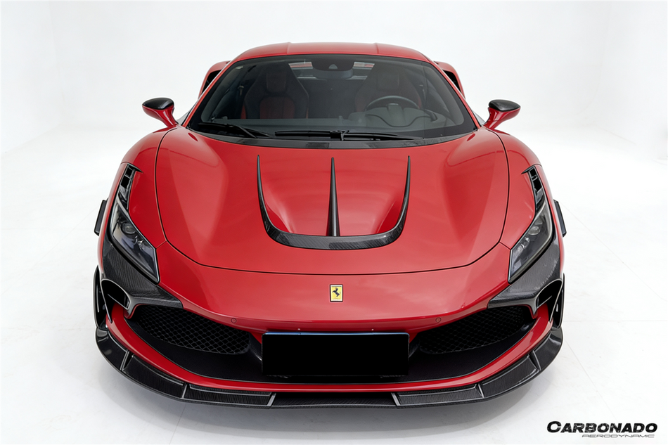 2019-2024 Ferrari F8 MSY Style Autoclave Carbon Fiber Headlights Vents