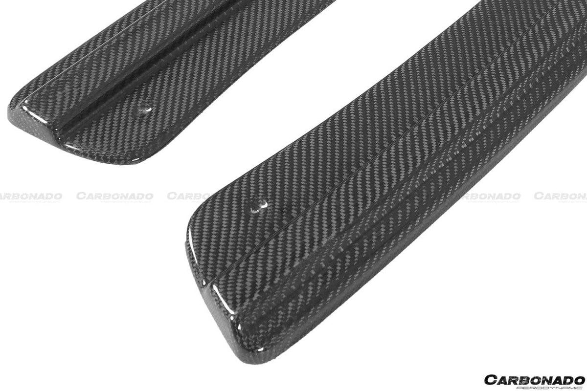 2013-2018 Audi RS6 Avant MN Style Carbon Fiber Rear Cap Splliter - Carbonado Aero