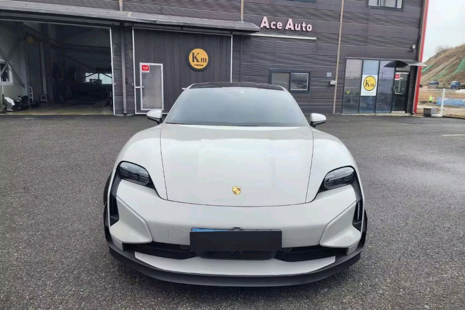 Borde delantero de fibra de carbono estilo Porsche Taycan/4/4S/GTS/TURBO CADO 2019-2023