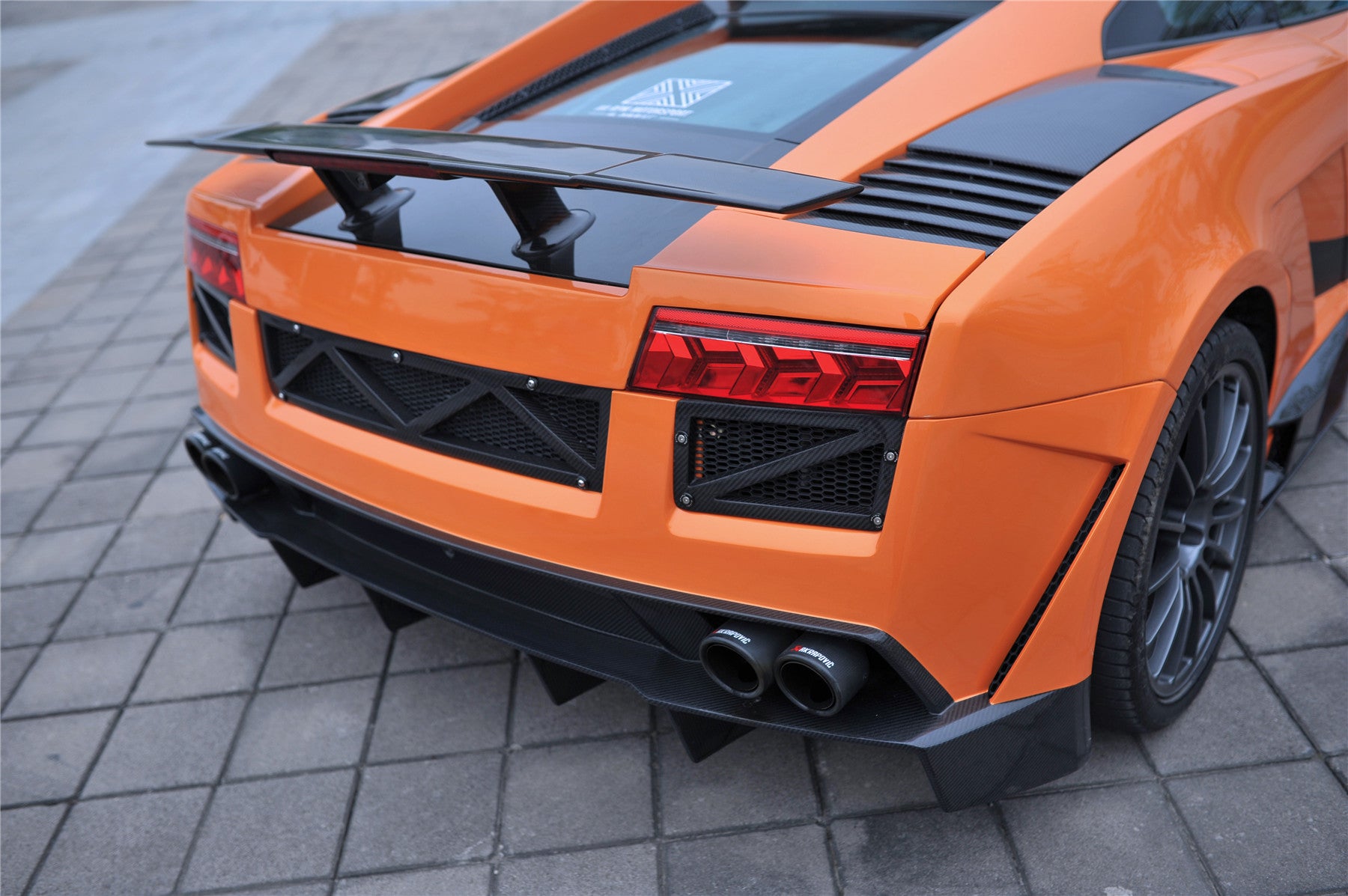 Early Gallardo Rear 2004-2008 Lamborghini Gallardo VF Style Rear Bumper | Fits Gallardo, G ...