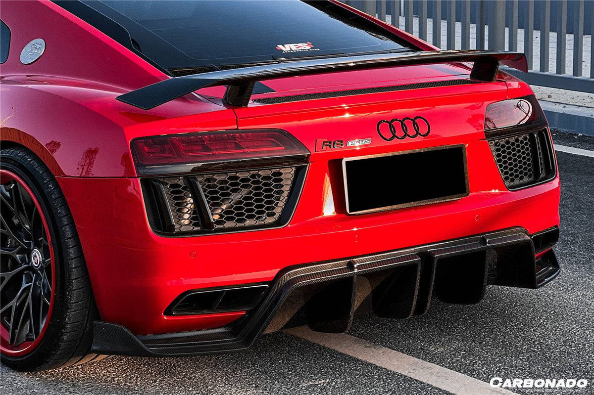 2016-2023 Audi R8 GEN2/GEN3 Coupe SOLO alerón de maletero de fibra de ...