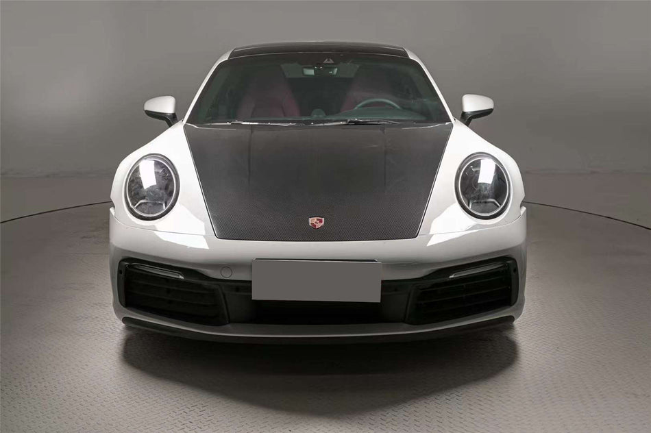 2019-2024 Porsche 911 992 Carrera & Targa & Cabriolet & Turbo OE Style Dry Carbon Fiber Hood