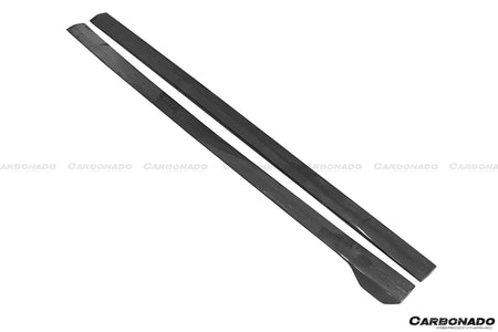 2013-2020 Audi RS3 S3 A3 Sline Sedan BKSS Style Carbon Fiber Side Skirts & Side Skirts Under Board Canard - Carbonado Aero