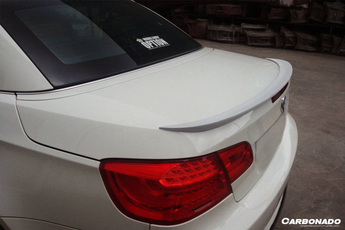 2008-2012 BMW 3 Series M3 E93 Carbon Fiber Trunk Spoiler - Carbonado Aero