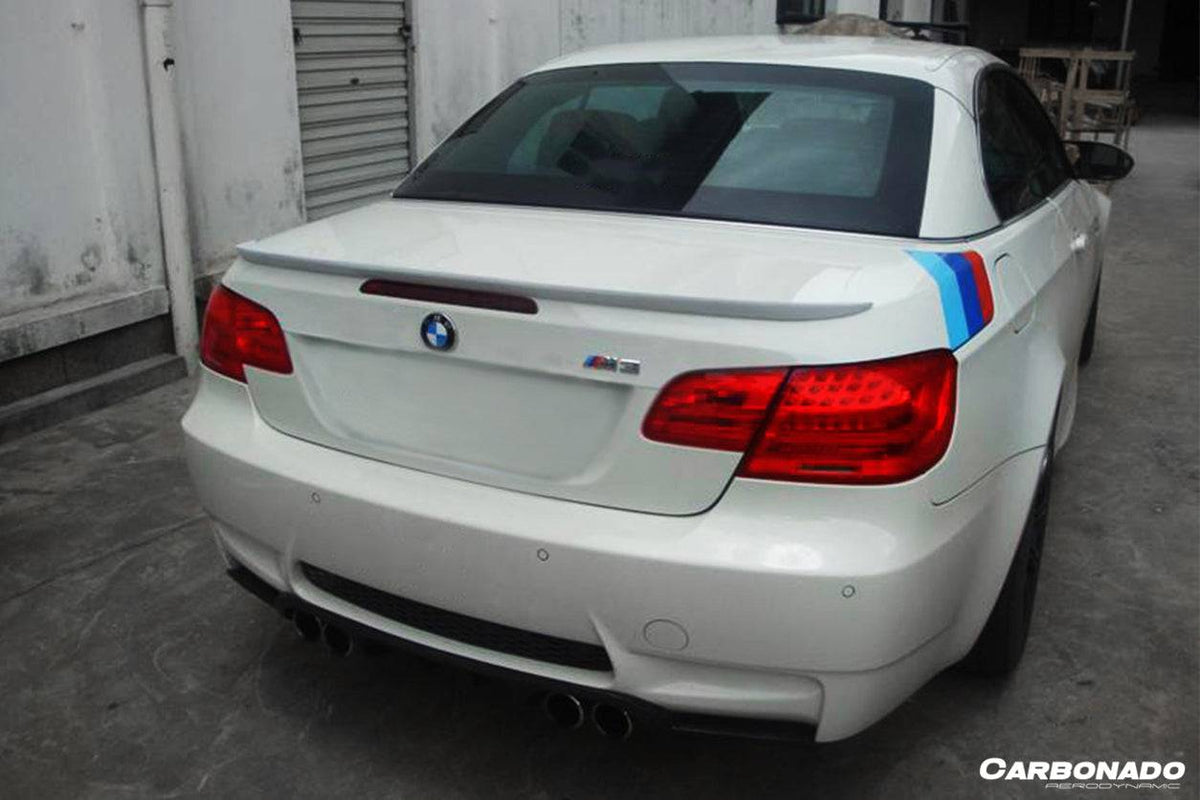 2008-2012 BMW 3 Series M3 E93 Carbon Fiber Trunk Spoiler - Carbonado Aero