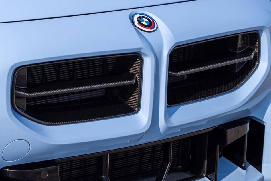 2021-2024 BMW M2 G87 OD-AP Style Dry Carbon Fiber UP Grill - Carbonado