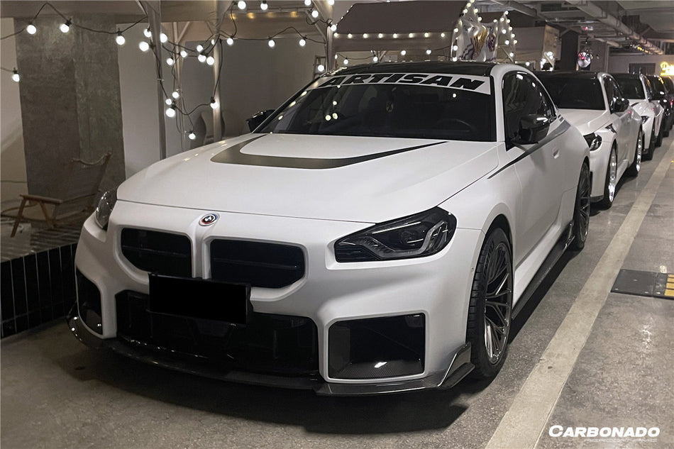 2021-2024 BMW M2 G87 OD Style Dry Carbon Fiber Front Lip - Carbonado