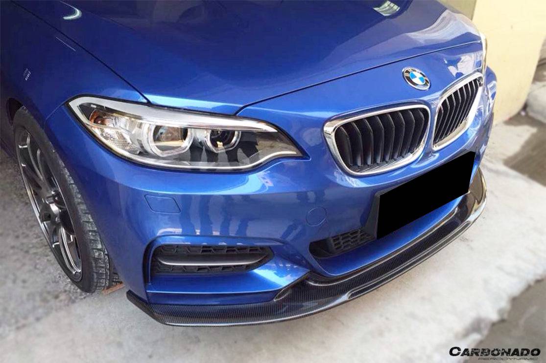 2013-2016 BMW 2 Series F22/F23 EXOT Style Front Lip (M-Tech Only) - Carbonado Aero