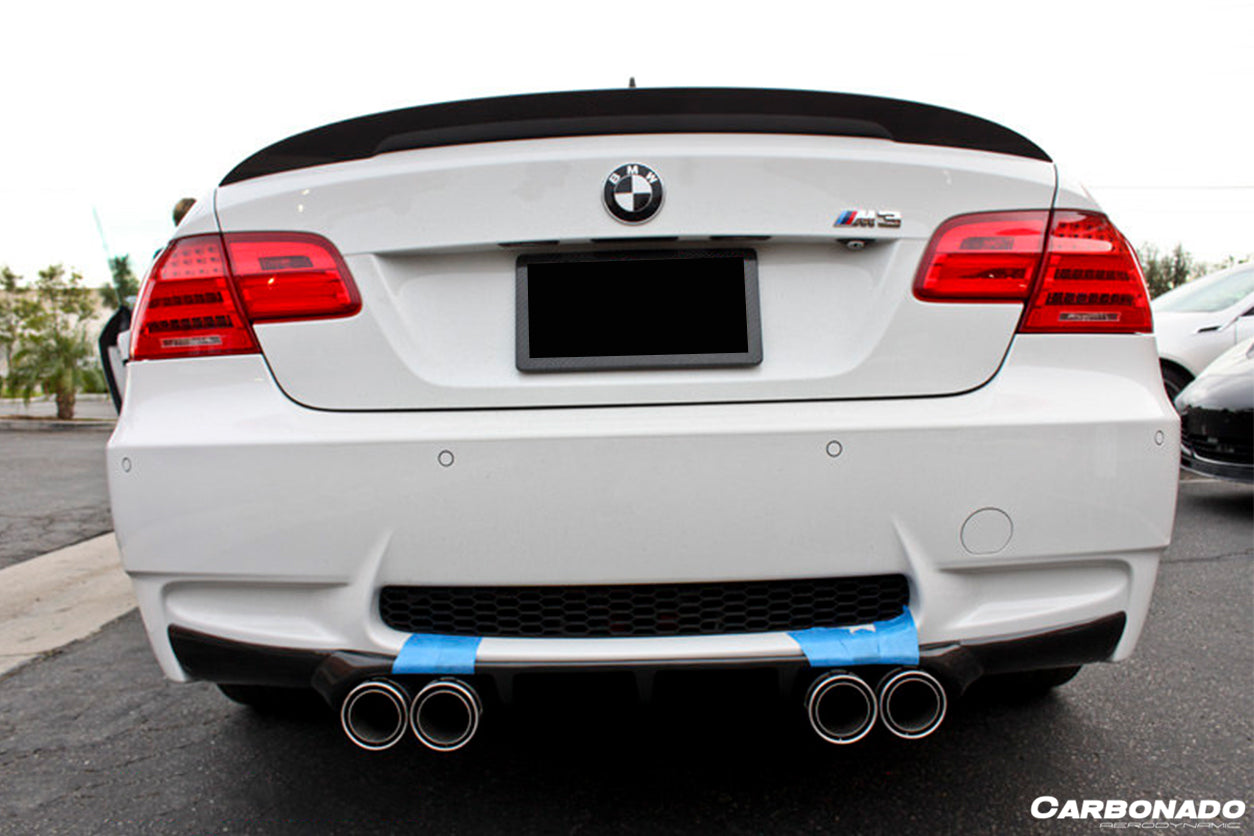 2008-2012 BMW M3 E92 MP Style Carbon Fiber Trunk Spoiler - Carbonado Aero