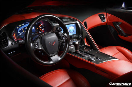 2013-2019 Corvette C7 Z06 Grandsport Dry Carbon Fiber Interior - Carbonado