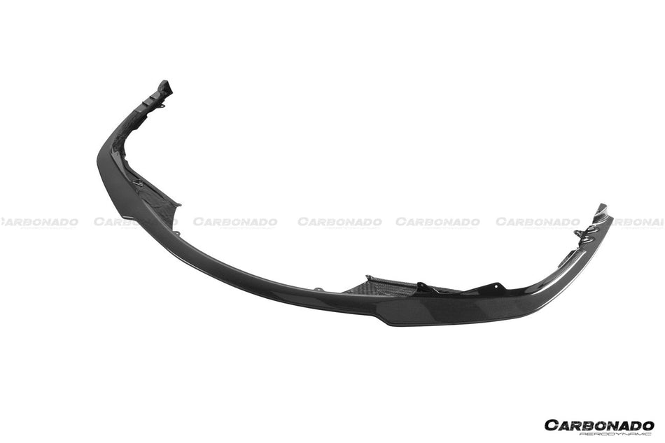 2019-2024 Ferrari F8 Msy Style Dry Carbon Fiber Front Lip Splitter - Carbonado