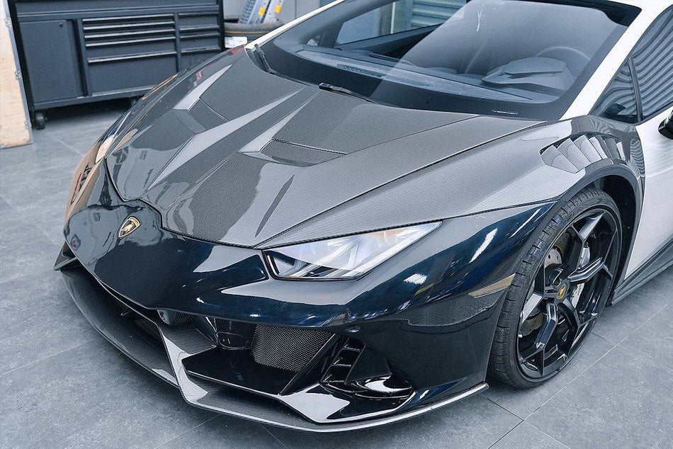 2015-2020 Lamborghini Huracan LP610/LP580 VRS Style Carbon Fiber Hood - Carbonado