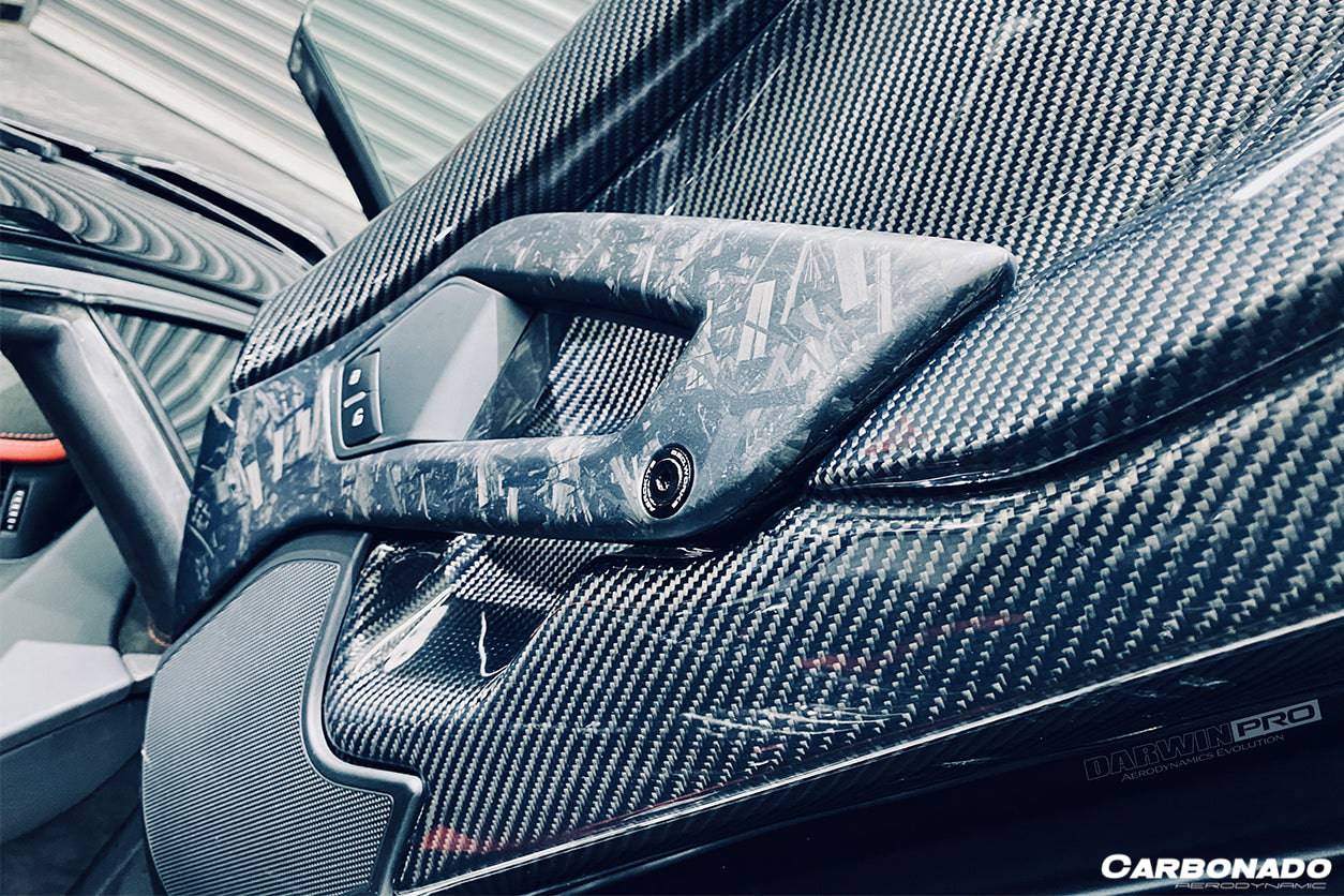 2011-2016 Lamborghini Aventador LP700 Coupe/Roadster Carbon Fiber Inner Door Handle - Carbonado Aero