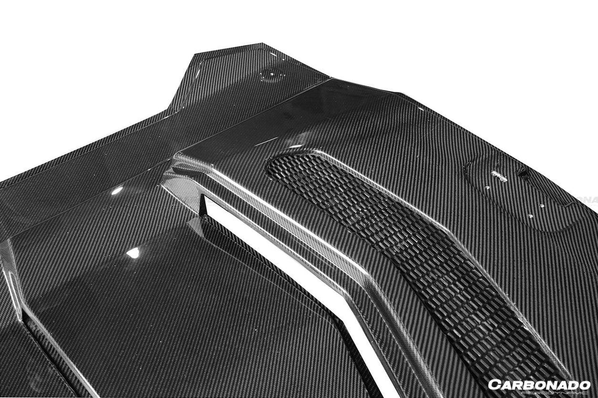 2011-2016 Lamborghini Aventador LP700 Coupe BKSS Style Carbon Fiber Engine Trunk - Carbonado Aero