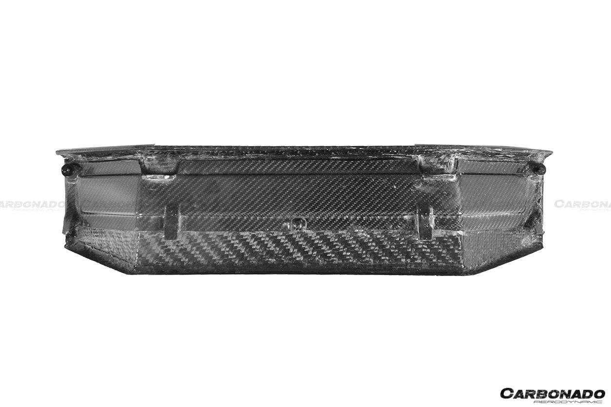 2011-2016 Lamborghini Aventador LP700 Roadster OEM Style Carbon Fiber Front Engine Hood Replacement - Carbonado Aero