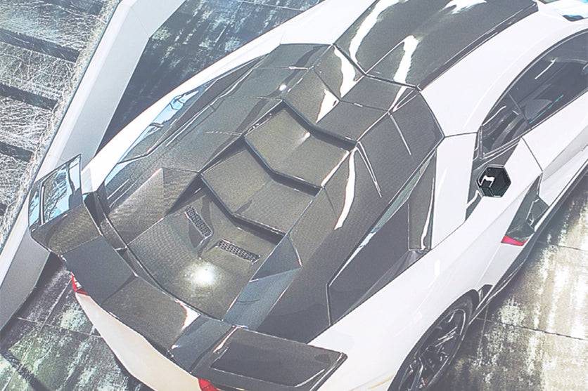 2011-2016 Lamborghini Aventador LP700 Coupe OEM Style Carbon Fiber Gas Cap Repalcement - Carbonado