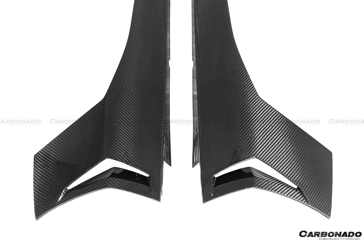 2011-2021 Lamborghini Aventador LP700 LP740 Coupe/Roadster OEM Style Carbon Fiber Side Skirts - Carbonado Aero