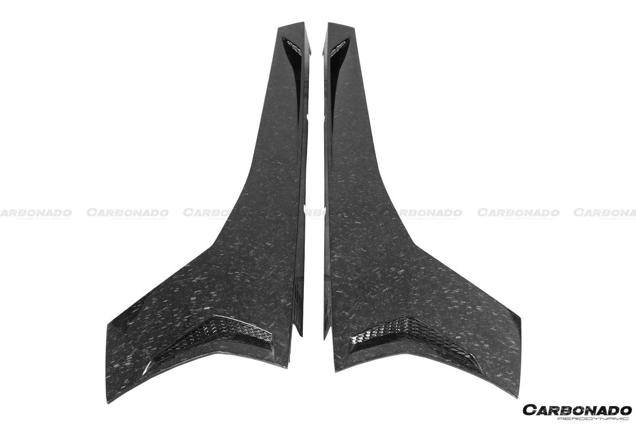 2011-2021 Lamborghini Aventador LP700 LP740 Coupe/Roadster OEM Style Carbon Fiber Side Skirts - Carbonado