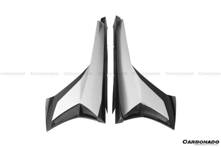 2011-2021 Lamborghini Aventador LP700 LP740 LP750 Coupe/Roadster SVJ Style Part Dry Carbon Fiber Side Skirts - Carbonado Aero