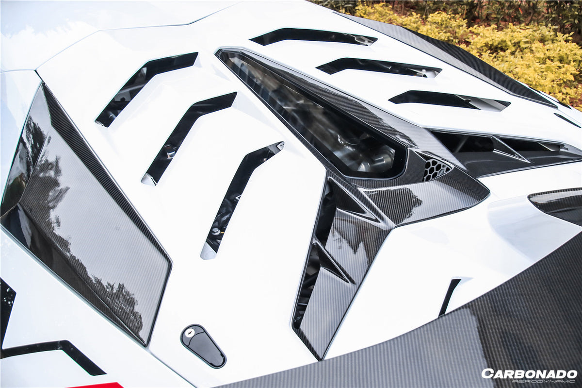 2011-2021 Lamborghini Aventador LP700 LP740 LP750 Coupe/Roadster SVJ Style Part DRY Carbon Fiber Aero Full Kit - Carbonado Aero