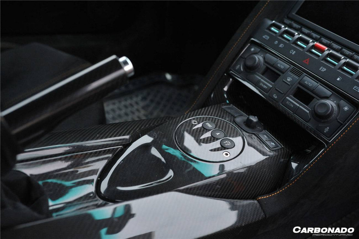 2004-2014 Lamborghini Gallardo LP540/LP550/LP560/LP570 OEM Style Carbon Fiber AC Frame Cover - Carbonado Aero